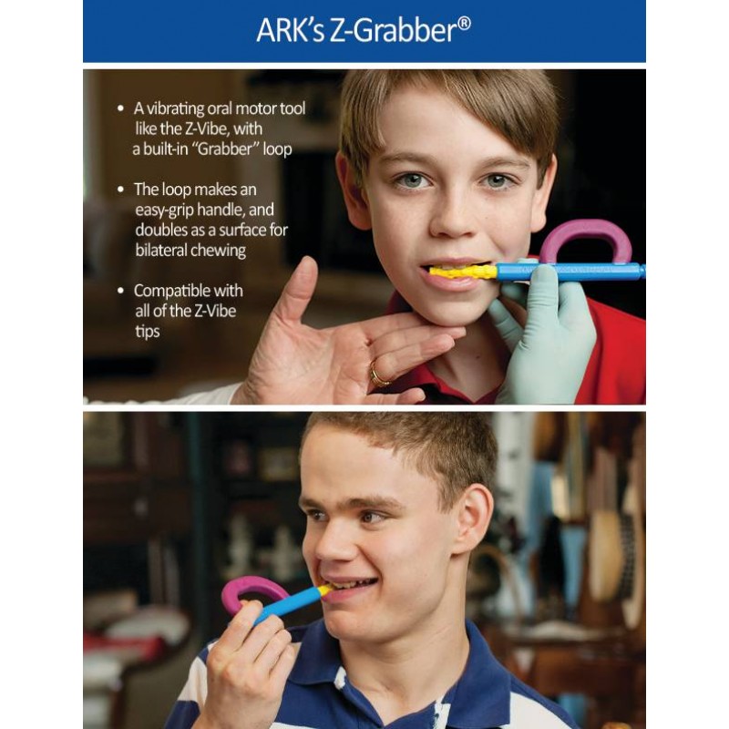 ARK's ZGrabber A Vibrating Oral Sensory Motor Chew Tool Herculife